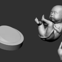 modelado 3d composición de bebé sin surcos|modeling 3d baby composition without grooves|композиция беби без пазов