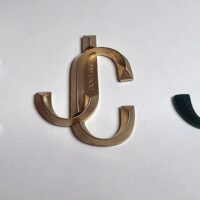 Emblema de Jimmy Choo impreso en 3D|3D printing Jimmy Choo emblem|3д печать эмблемы Жимми Чоо