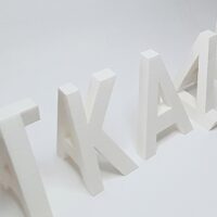 Instalación de impresión 3D de letras grandes | 3D printing installation of large letters | 3д печать инсталляции из больших букв