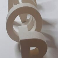 Instalación de impresión 3D de letras grandes | 3D printing installation of large letters | 3д печать инсталляции из больших букв