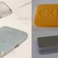 Impresión 3D de un estuche para llaves de Kia|3D printing of a case for Kia keys|3д печать футляра для ключей киа