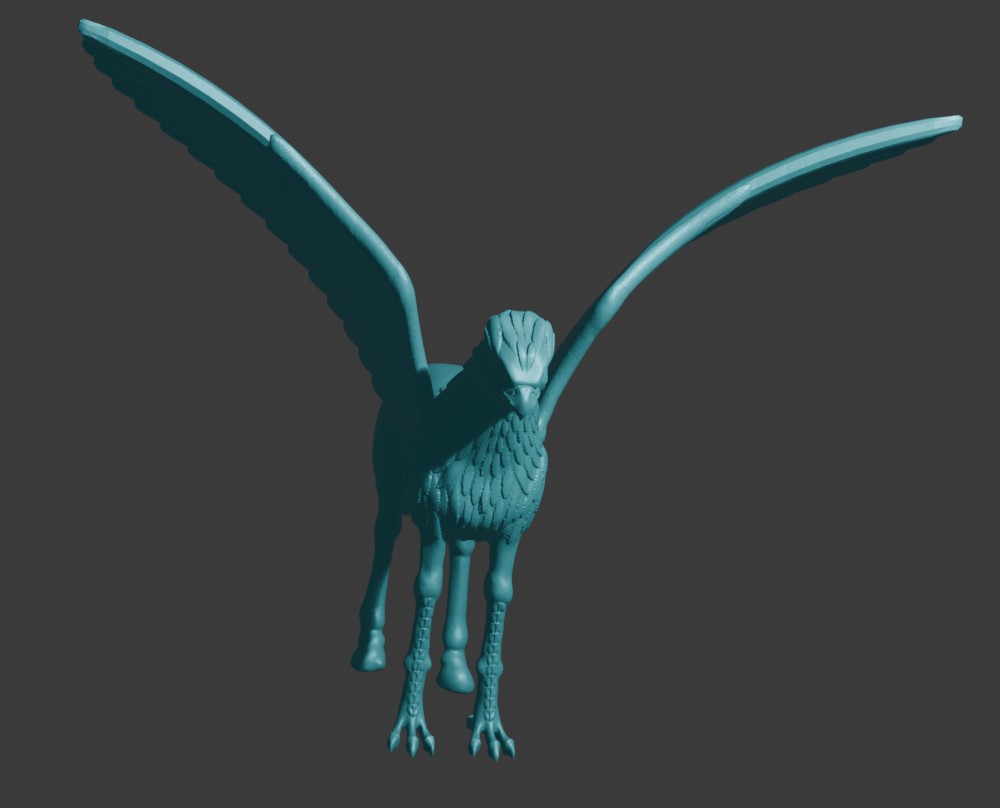 Impresión 3D de Buckbeak