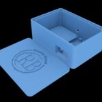 Modelado 3d de la caja. Modelo 3D | 3d modelling of the box. 3D model