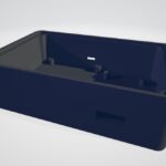 Modelado 3d de la caja. Modelo 3D | 3d modelling of the box. 3D model