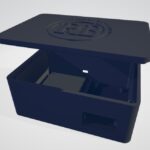 Modelado 3d de la caja. Modelo 3D | 3d modelling of the box. 3D model