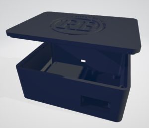 Modelado 3d de la caja. Modelo 3D | 3d modelling of the box. 3D model