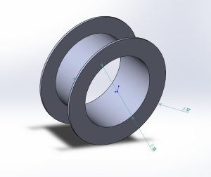 Impresión 3D de bobinas. Dibujo 3d