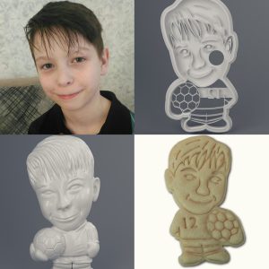 Impresión 3D de cortadores de galletas a partir de fotografías|3D printing of cookie cutters from photos|3д печать формочек для печенья по фото