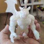 Figura de demonio impresa en 3D | 3D printing demon figurine | 3д печать фигурки демона