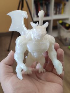Figura de demonio impresa en 3D | 3D printing demon figurine | 3д печать фигурки демона