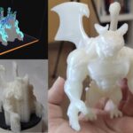 Figura de demonio impresa en 3D | 3D printing demon figurine | 3д печать фигурки демона