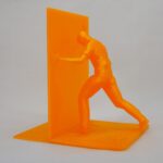 Impresión 3D de un sujetalibros con forma de figura humana | 3D printing of a book holder in the form of a human figurine | 3д печать держателя книг в виде фигурки человека