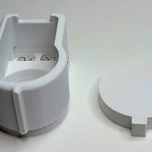 Impresión 3D de una pieza con tapa | 3D printing of a part with a lid | 3д печать детали с крышкой
