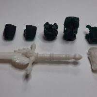 Impresión 3D de espadas, armaduras y piezas para figuras de colección