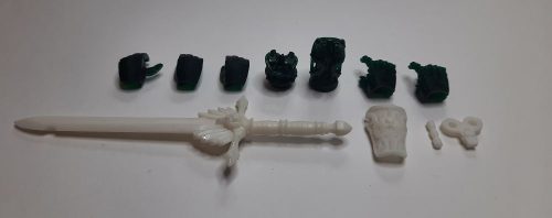 Impresión 3D de espadas, armaduras y piezas para figuras de colección