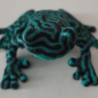 Impresión 3D de una rana de dos colores|3D printing of a two-color frog|3д печать двухцветной лягушки