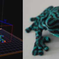 Impresión 3D de una rana de dos colores|3D printing of a two-color frog|3д печать двухцветной лягушки