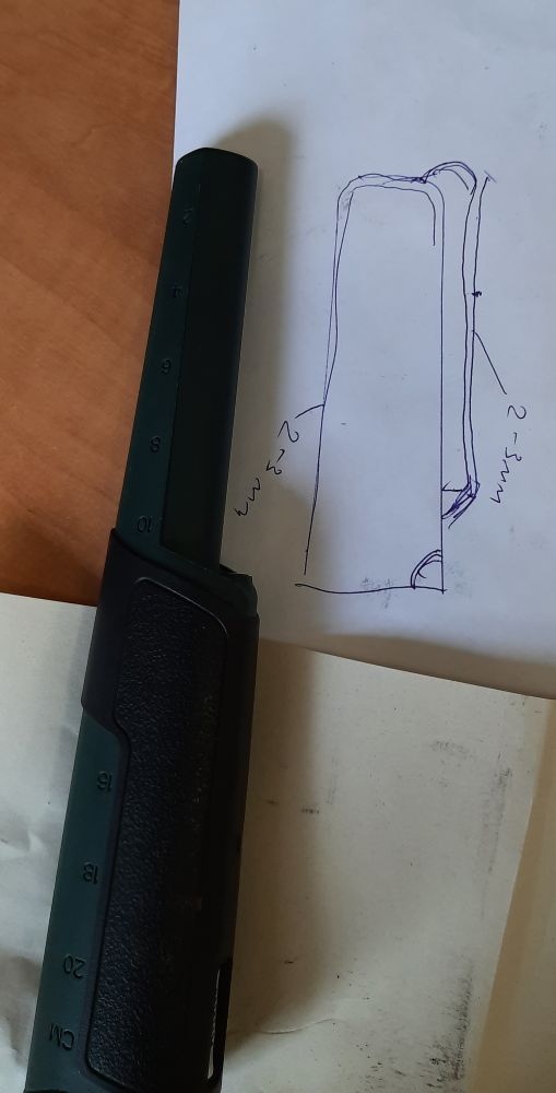 Impresión 3D de una funda personalizada para detector de metales