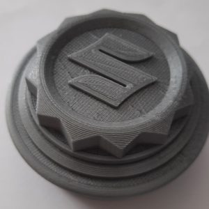 Tapacubos Suzuki impreso en 3D. pieza impresa en 3D | 3D printed Suzuki hubcaps. 3D printed part