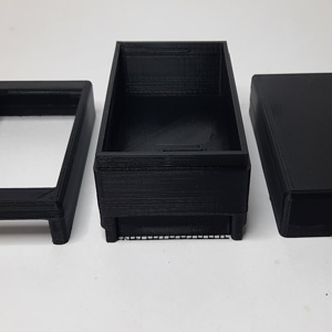 Impresión 3D de la carcasa del mecanismo | 3D printing of the mechanism housing