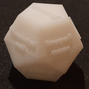 Impresión en 3D del cubo de los deseos | 3D printing of the wishing cube