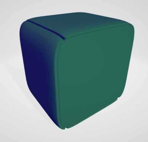 Impresión 3D del cubo. Modelo 3d | Cube 3D printing. 3D model
