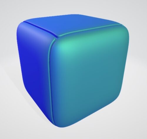 Impresión 3D del cubo. Modelo 3d | Cube 3D printing. 3D model