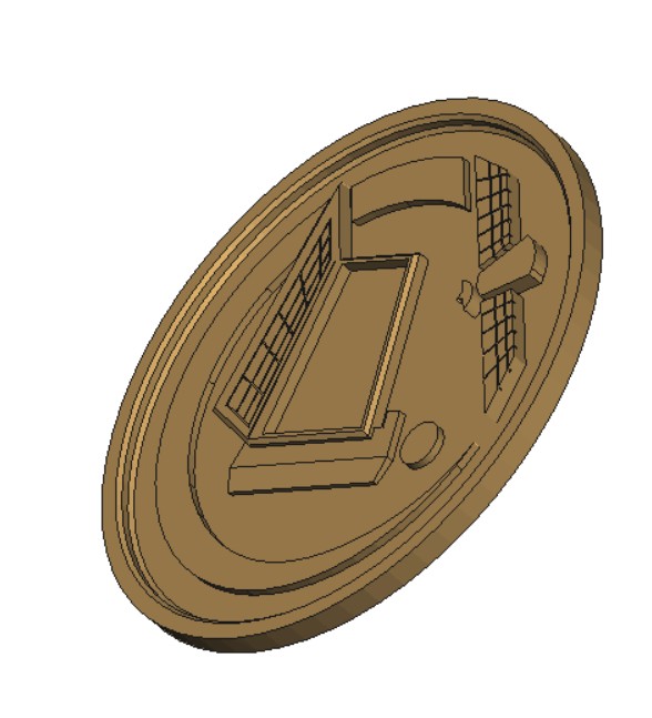 Impresión 3D de una medalla personalizada