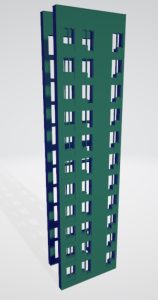 Modelado de casas en 3D. Modelo 3D