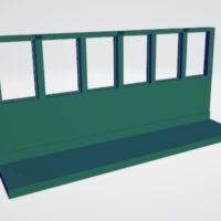 Modelado de casas en 3D. Modelo 3D