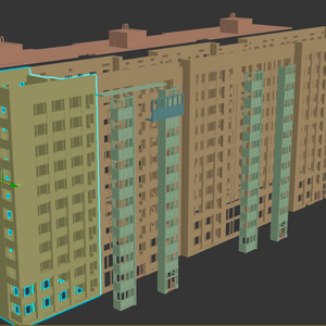 Modelado de casas en 3D