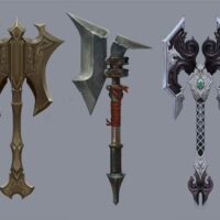 Modelado 3D de armas Nasus|3D modeling of Nasus weapons|3д моделирование оружия Насус