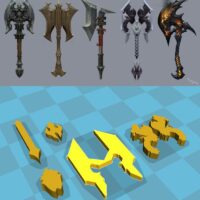 Modelado 3D de armas Nasus|3D modeling of Nasus weapons|3д моделирование оружия Насус