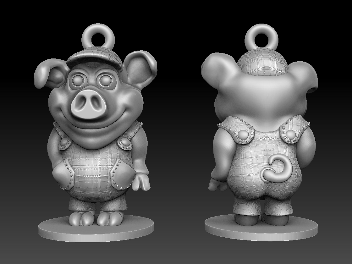 Diseño e impresión 3D de un cerdito