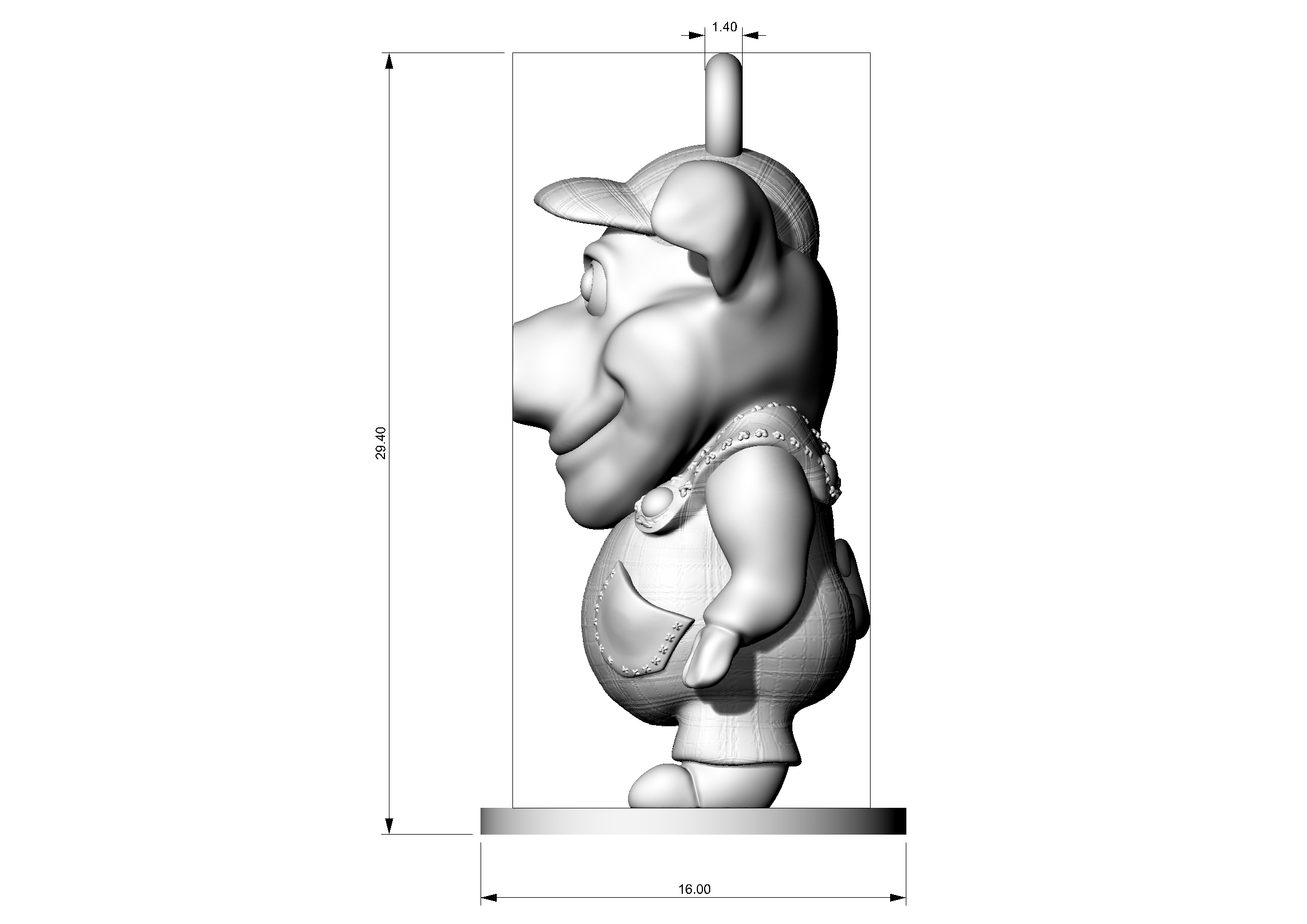 Diseño e impresión 3D de un cerdito