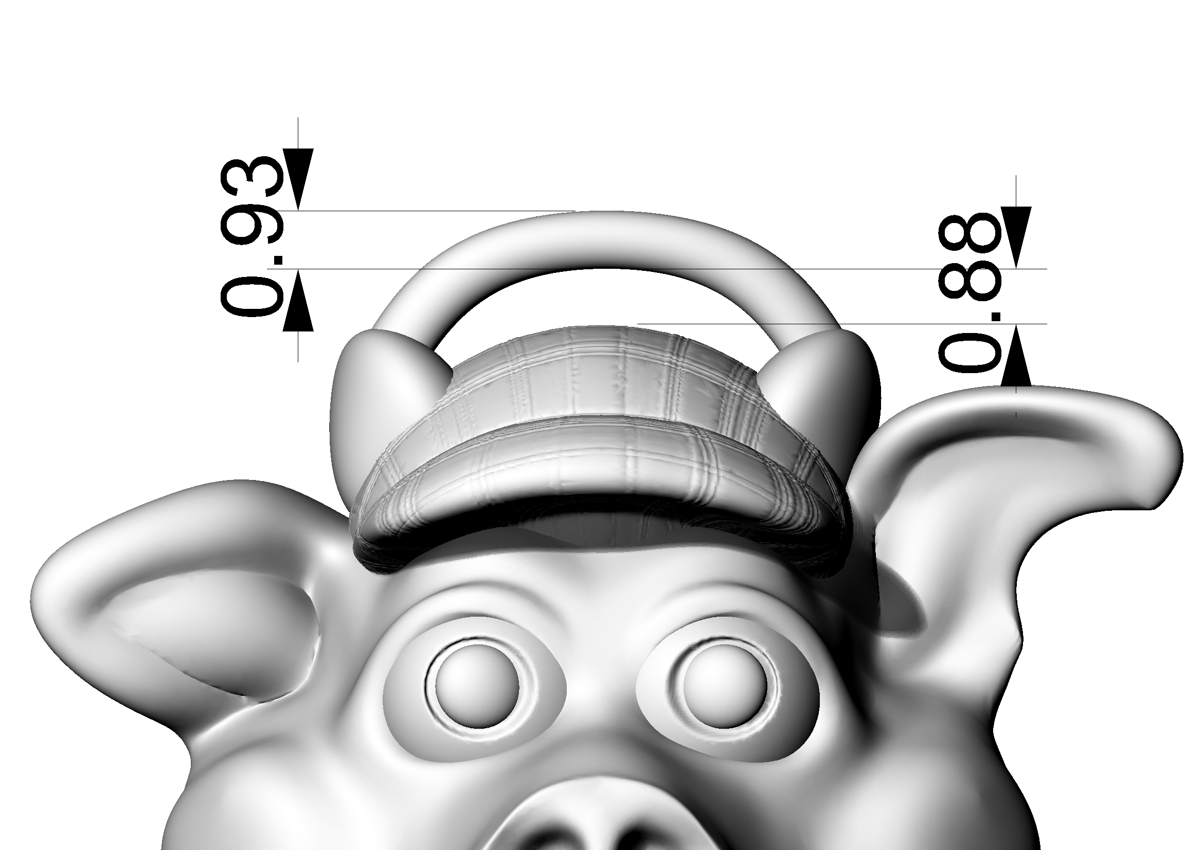 Diseño e impresión 3D de un cerdito