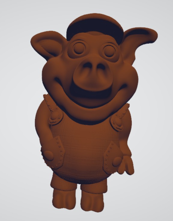 Diseño e impresión 3D de un cerdito