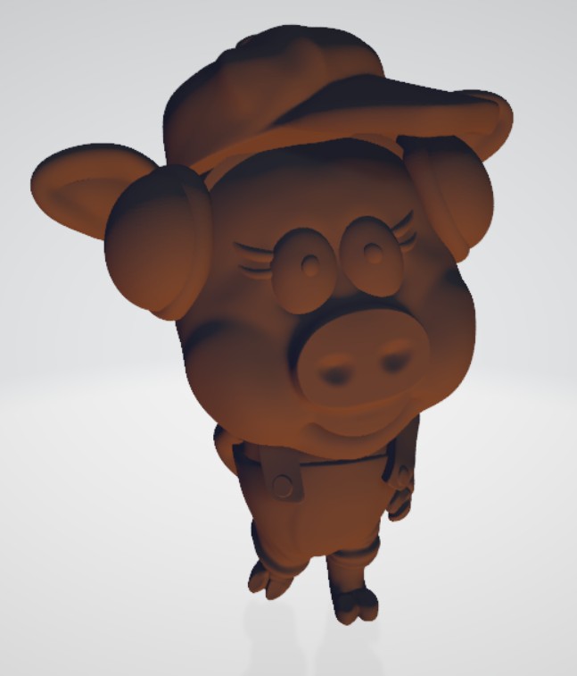 Diseño e impresión 3D de un cerdito