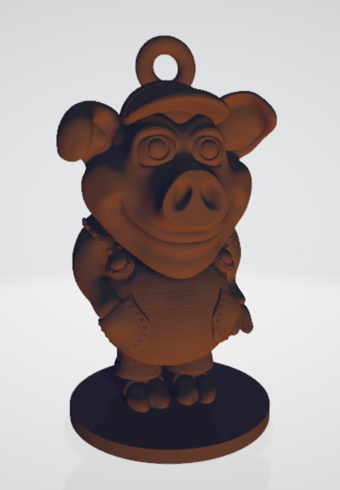 Diseño e impresión 3D de un cerdito