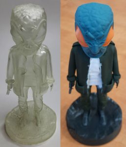 Impresión 3D de una figura de mosca|3D printing of a fly figurine|3д печать фигурки мухи