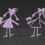 Modelado en 3D a partir del dibujo de una niña | 3D modeling from a girl's drawing