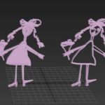 Modelado en 3D a partir del dibujo de una niña | 3D modeling from a girl’s drawing