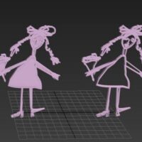 Modelado en 3D a partir del dibujo de una niña | 3D modeling from a girl’s drawing