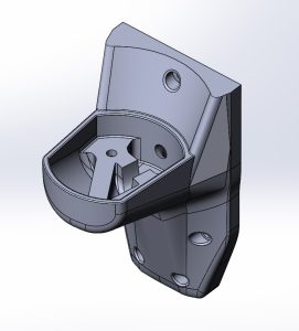 Retrovisor lateral impreso en 3D para SUV. Modelo 3D