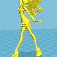 Figura impresa en 3D de un héroe del mundo de Winx|3D printing figurine of a hero from the world of Winx|3д печать фигурки героя из мира Winx